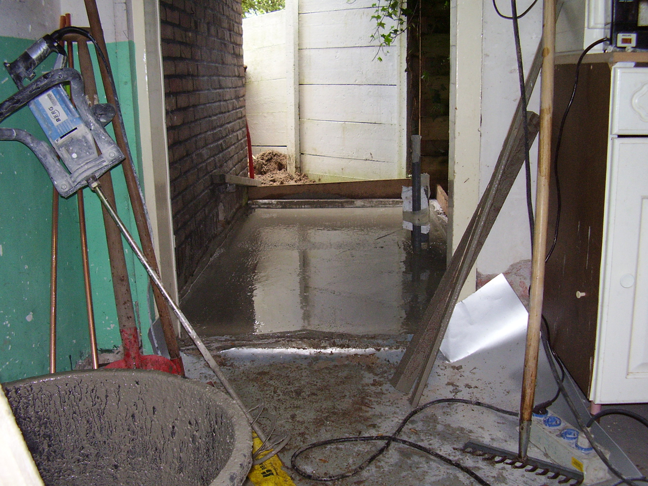 Keuken aanbouw in tuindorp